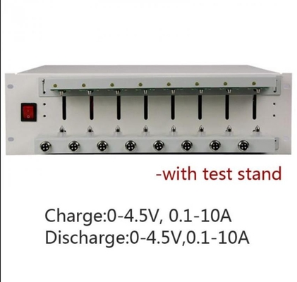 8-kanałowy 5V 10A Tester rozładowania baterii Tester baterii litowej