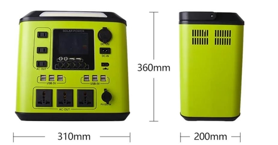 Zielona przenośna elektrownia 1500W 500WH 800WH 2000WH Generator energii słonecznej