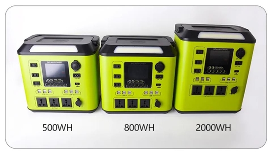 Zielona przenośna elektrownia 1500W 500WH 800WH 2000WH Generator energii słonecznej