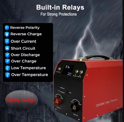 12V 24V przenośna ładowarka samochodowa urządzenie do uruchamiania awaryjnego samochodu Heavy Duty Design