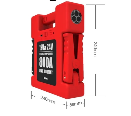 Mini Car Battery Booster Power Pack 12v 24v Urządzenie do uruchamiania awaryjnego samochodu Ładowarka