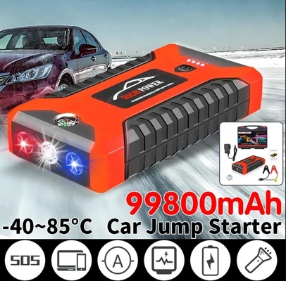 Mini Slim 20000mah Przenośne urządzenie do uruchamiania awaryjnego samochodu Awaryjne uruchamianie samochodu z diodą LED