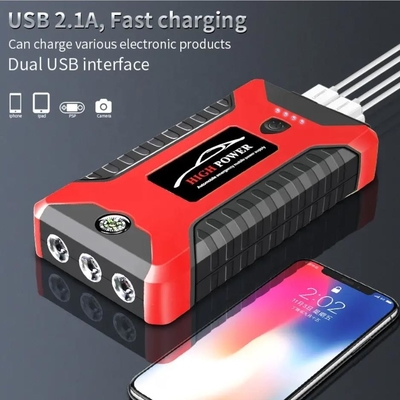 Mini Slim 20000mah Przenośne urządzenie do uruchamiania awaryjnego samochodu Awaryjne uruchamianie samochodu z diodą LED