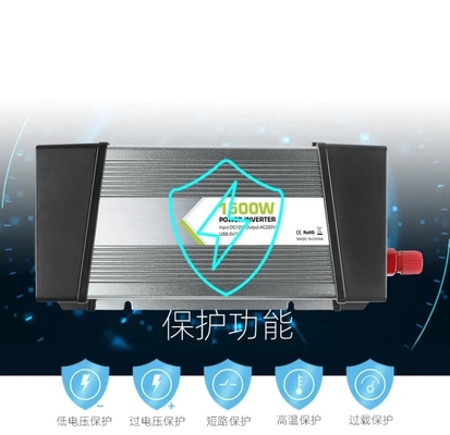 1.5KW DC AC Power Inverter 12v do 230V Solar Modyfikowany falownik sinusoidalny Wysoka wydajność