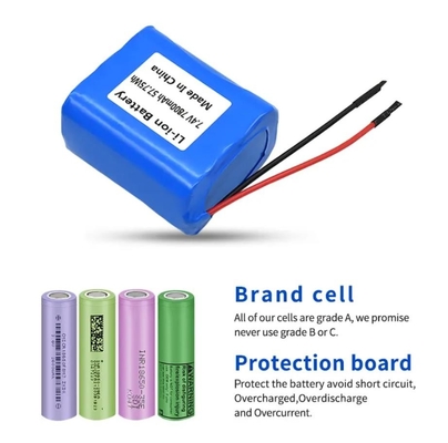 2600mah 3000mah 3,7V 7,4V 7800mah 9ah 18650 Akumulatory litowo-jonowe Akumulatory