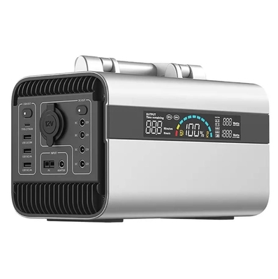 110V / 220V Wejście Wyjście 600wh Przenośna elektrownia z energią słoneczną i światłem 4w