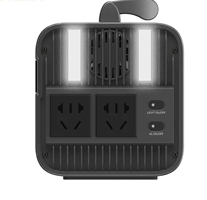 110V / 220V Wejście Wyjście 600wh Przenośna elektrownia z energią słoneczną i światłem 4w