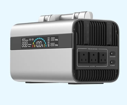 Duży wyświetlacz LCD Sprawdź elektryczność Lewy przenośny Camping Power Bank Akumulator AC