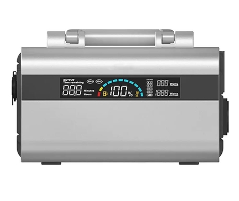 Duży wyświetlacz LCD Sprawdź elektryczność Lewy przenośny Camping Power Bank Akumulator AC