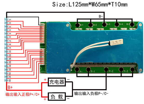 4S-24S litowy system BMS 150a 160a wielowarstwowy do skutera E