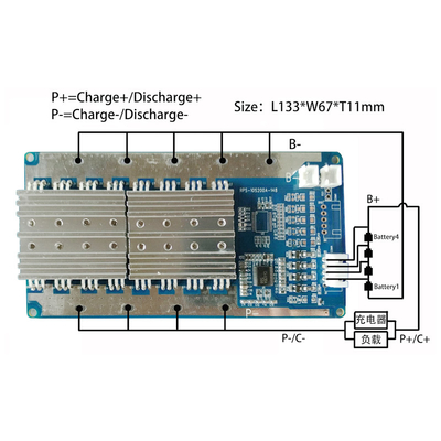 800A 200A litowy system BMS 4S 8S 10S do akumulatora rozruchowego małego samochodu