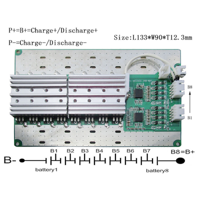 800A 200A litowy system BMS 4S 8S 10S do akumulatora rozruchowego małego samochodu