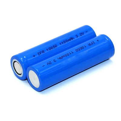IFR 18650 Ogniwo akumulatorowe LiFePO4 10A 3,2 V 1100 mAh z wysoką szybkością rozładowania