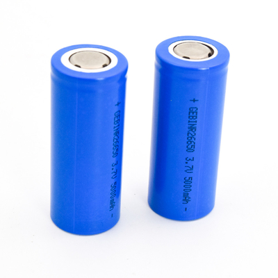 Płaski akumulator 26650 5000 mAh do małych wentylatorów latarki