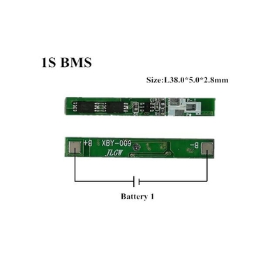 1S 2A Li Ion BMS PCM Płytka zabezpieczająca baterię z paskiem niklowym