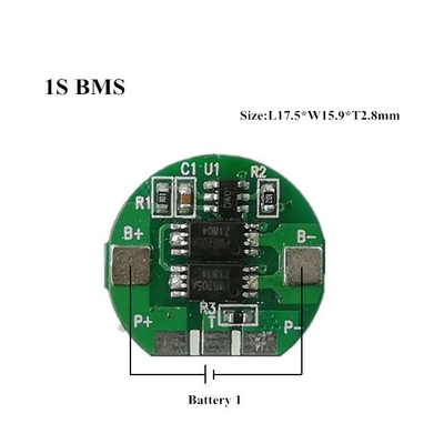 3,7 V BMS do baterii 18650, płytka zabezpieczająca baterię litową 1S 5A