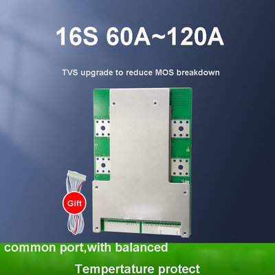 100A 120A 80A Wspólny port BMS 60v 16S 17s 48v FR-4 Materiał