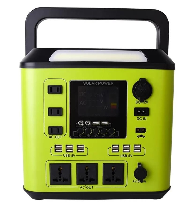 Zielona przenośna elektrownia 1500W 500WH 800WH 2000WH Generator energii słonecznej
